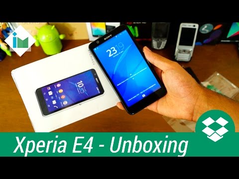 Sony Xperia E4 – Unboxing en español