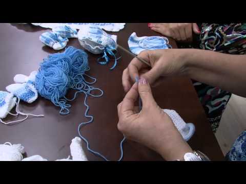 Mulher.com 04/06/2014 - Conjunto Bebe Inverno Croche por Vilma Maurer - Parte 1