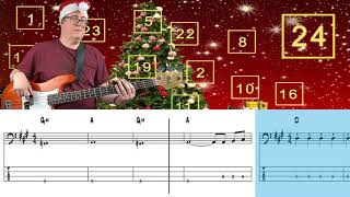 Tom Petty - Christmas All Over Again (Bass cover with tabs)