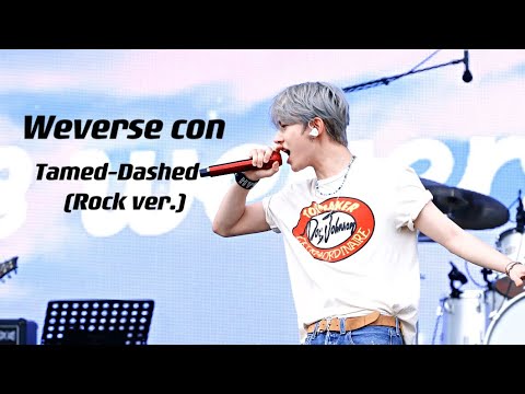 230610 Weverse con Tamed-Dashed (Rock ver.)  ENHYPEN HEESEUNG 직캠 FANCAM 4K FOCUS