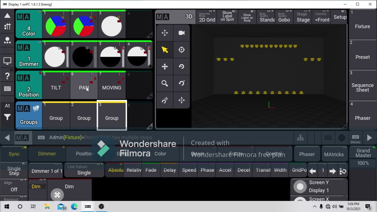 GRANDMA3 1.6 NEW SOFTWARE PROGRAMMING PHASER EDIT