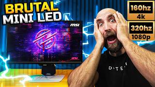 ¿Mejor MINI LED IPS? 👑 MSI MPG 274URDFW E16M: 4k 160Hz/ FHD 320Hz con Hdmi 2.1 Super LUMINOSO