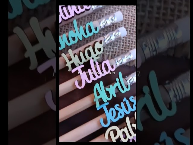 Vídeo relacionado con Genérico 10 LAPICES DE MADERA PERSONALIZADOS CON NOMBRE
