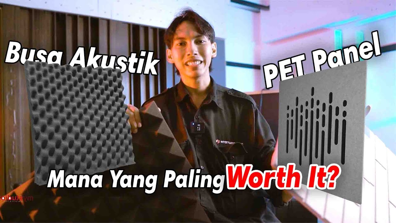Busa Akustik vs PET Panel. Apa Perbedaannya? Mana yang Lebih Baik untuk Akustik Ruangan Anda?