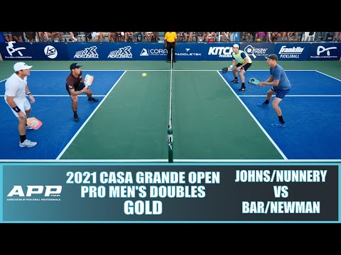 2021 Casa Grande Pickleball Open Pro Men's Doubles Gold: Johns/Nunnery VS Bar/Newman
