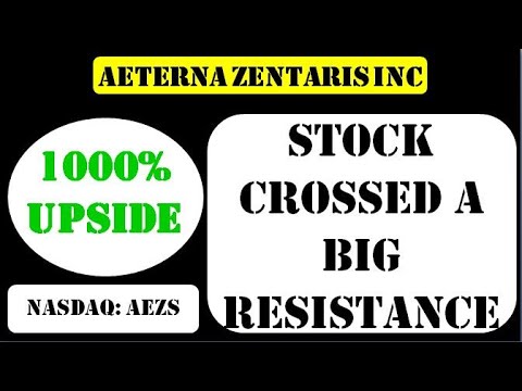 Aeterna Zentaris Inc Stock crossed a big resistance - aezs stock #aeterna