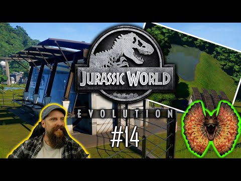 Jurassic World Evolution 🐐 14: Ankunft der Dilophos vorbereiten 🐐 german gameplay