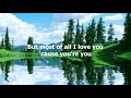 I Love You Because by Jim Reeves - 1963 (with lyrics)