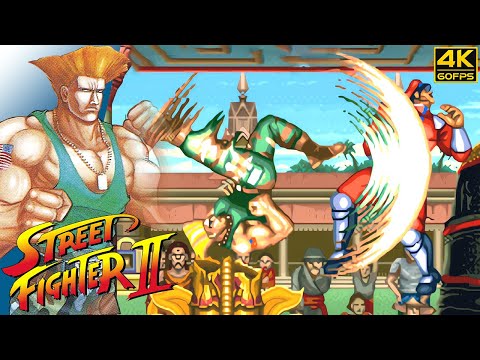 Street Fighter II - Guile (Arcade / 1991) 4K 60FPS