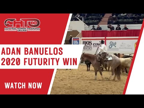 Adan Banuelos 2020 Futurity Win