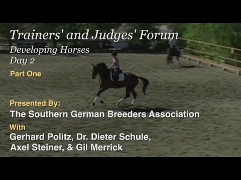 Dr. Dieter Schule on Developing Horse Prix St. Georges