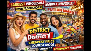 Inside the World’s CHEAPEST Wholesale Market 🇨🇳 | Yiwu District 1 (75,000+ Shops!) Shopify & Amazon