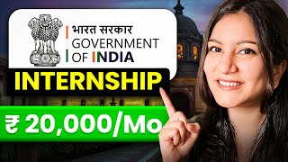 Earn 20k/month as a Student 🇮🇳 Government of India Internship 2024