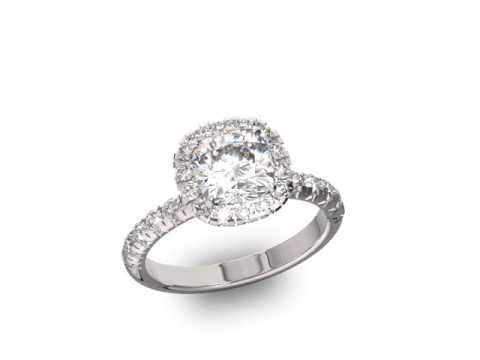 POLAD Diamond Engagement Ring - 1.50 ctw D38515-1W