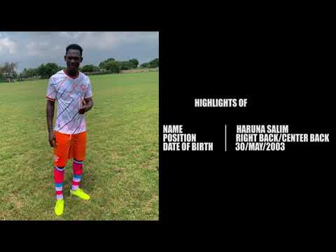 Highlights of Haruna Salim, Right Back/Center Back Tudu Mighty Jets. 🔥🔥🔥