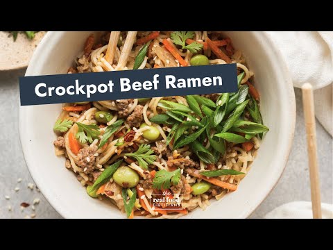 Crockpot Beef Ramen