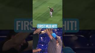 FIRST HIT, FIRST RBI! MLB's No. 52 prospect Joe Mack checks off a few firsts in front of his family!