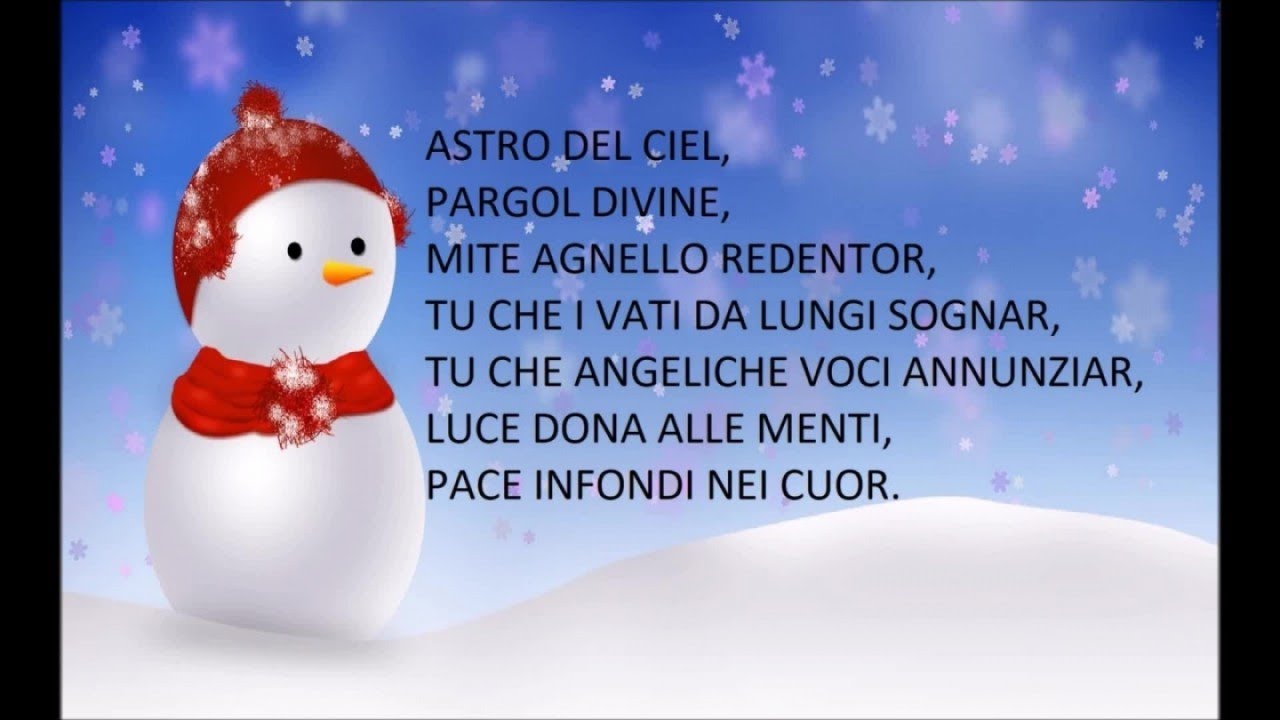 Canzoni Di Natale In Italiano.Astro Del Ciel Mp3 Download 320kbps