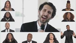 Josh Groban performs ‘America The Beautiful’ with Donald Lawrence and Company