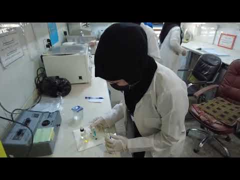 تدريب طلاب كلية التقنيات الطبية و الصحية قسم المختبرات الطبية التحليلات المرضية  في الدوائر الصحية