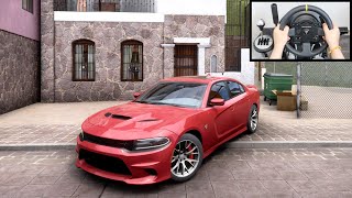 Forza Horizon 5 Dodge Charger vs Police Chase (Steering Wheel) Gameplay