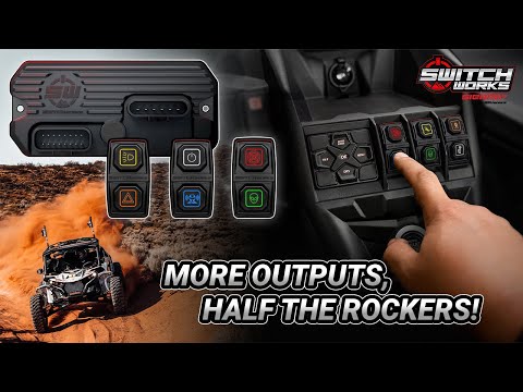 Sierra6, 6-Switch, 3-Rocker Electronic Accessory Smart