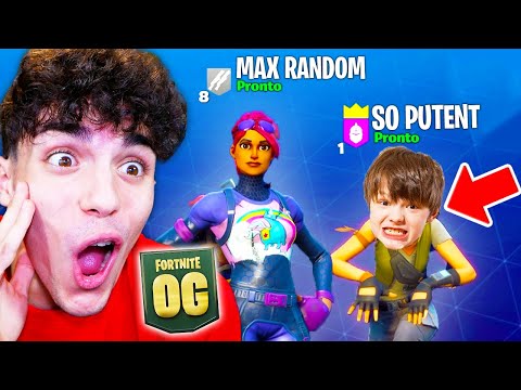 IL "RAGAZZO PAZZO" SO PUTENT TORNA SU FORTNITE OG DOPO 3 ANNI!🥹 *emozionante*