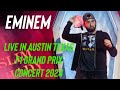 EMINEM LIVE FROM AUSTIN 2024 FORMULA 1 GRAND PRIX FULL CONCERT October 19 2024