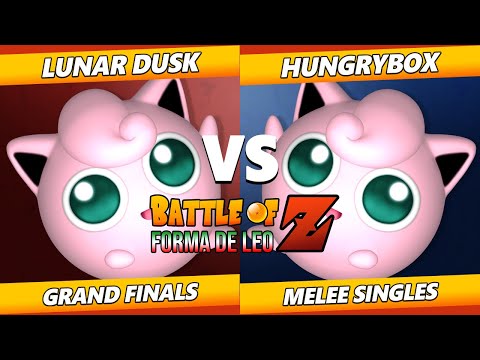 Battle of Z GRAND FINALS - Lunar Dusk (Jigglypuff) Vs. Hungrybox (Jigglypuff) Smash Melee Tournament