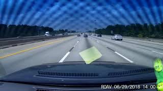 Dump truck fails to yield to funeral procession