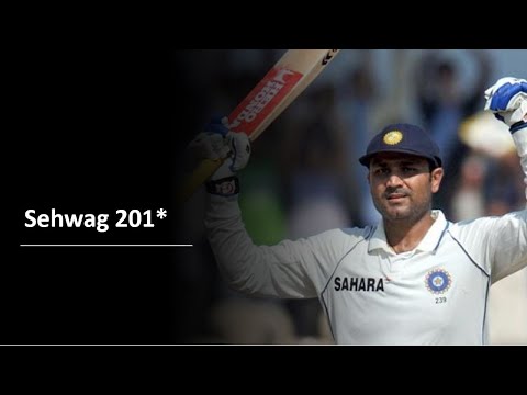 Virender Sehwag 201 Not Out | Match winning knock against Sri Lanka