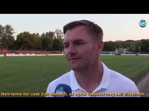 Boris: „Az egész csapat dicséretet érdemel” | 2019.08.11. | MTK Budapest