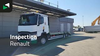 Renault T 380 6X2 Machine Transporter Lift+Steering Axle Euro 6 platform truck | Image 4 - Autoline