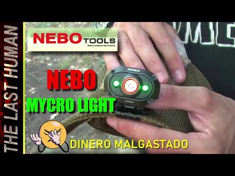NEBO MYCRO LIGHT 400 LUMENS  -USB RECARGABLE-  """ micro basura iluminada"""
