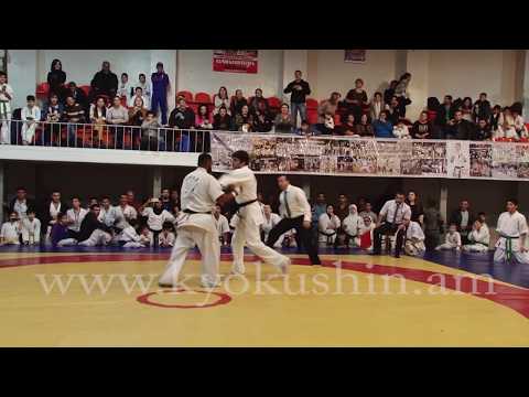 Artsrun Misakyan. Kyokushin Karate Armenian Open Championship (Final,80kg+) 08.11.2015