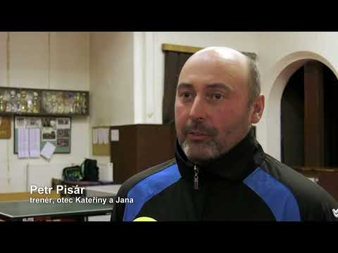 Kateřina a Jan Pisárovi, úspěšní stolní tenisté