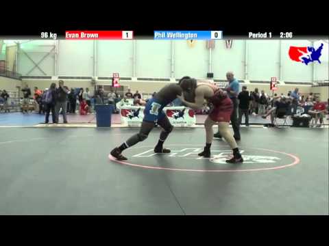 Evan Brown vs. Phil Wellington at 2013 ASICS University Nationals - FS