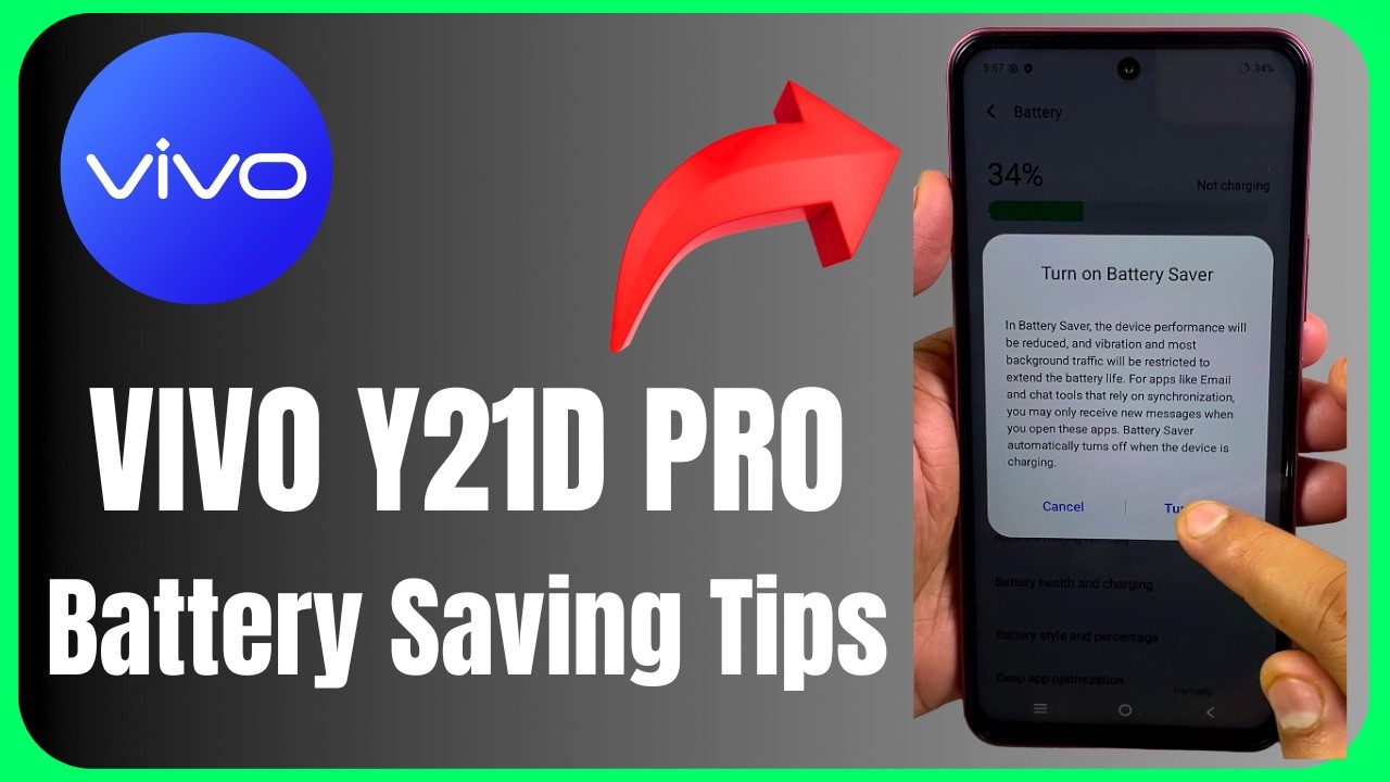🔋 Vivo Y21D Battery Saving Tips 😱📱 | Make Your Battery Last Longer! 🔥