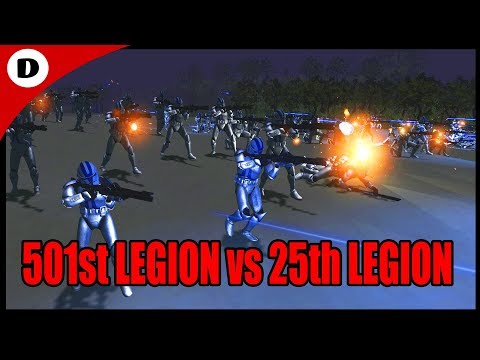 501st CLONE LEGION vs 25th LEGION ~ Star Wars Mod Tournament (DAY 4)