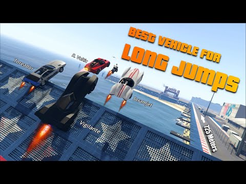 GTA V Best vehicle for Long Jumps | Long Jump Test