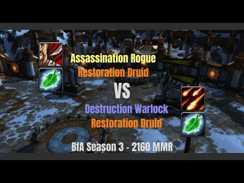 Assassination Rogue PvP 8.2.5 - Playing on alt with Fera...sorry a Resto Druid !
