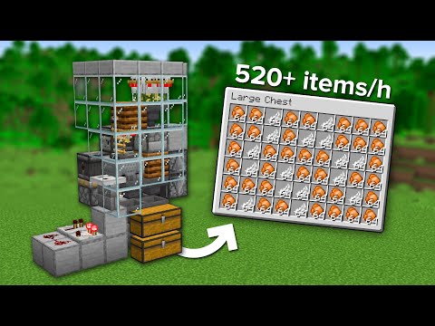 Fully Automatic Chicken Farm - 500+ Items/Hour — Minecraft farm tutorial thumbnail