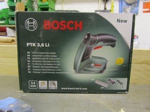 Bosch PTK 3,6 LI electric staplers
