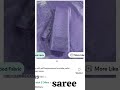Meesho Saree Converted Into Lehenga