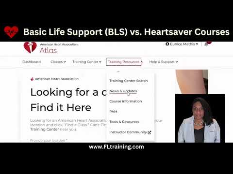 AHA Basic Life Support (BLS) vs. Heartsaver Courses
