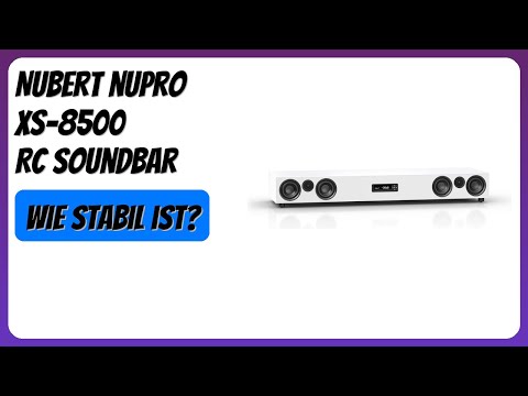 BEWERTUNG (2025): Nubert nuPro XS-8500 RC Soundbar. Infos