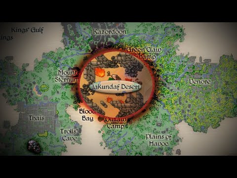 Tibia, Jakundaf Desert - Mysteries