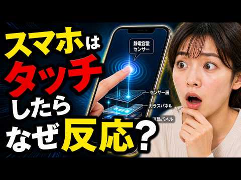 スマホの画面はなぜ触るだけで反応するのか？仕組みを徹底解説