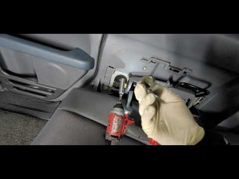 How to Remove Rear seat  with Bracket 2003-2011  Honda Element