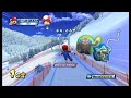 Mario Sonic At The Olympic Winter Games Ski Cross Mario
